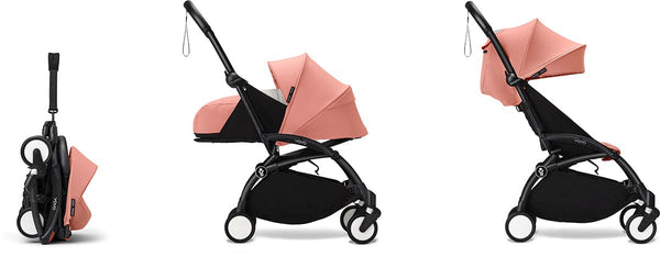 Stokke YOYO3 Ultra Compact Complete 0+/6+ Stroller Bundle - Black