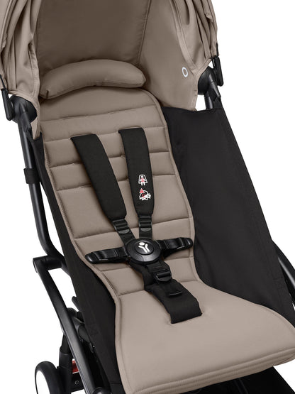 Stokke YOYO3 Ultra Compact Complete 0+/6+ Stroller Bundle - Black / Taupe - 653700-647904