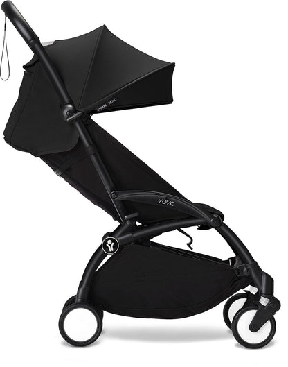 Stokke YOYO3 Ultra Compact Complete 0+/6+ Stroller Bundle - Black / Toffee - 654100-647908