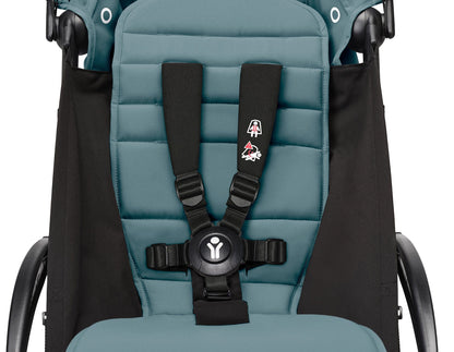 Stokke YOYO3 Ultra Compact Complete 0+/6+ Stroller Bundle - White / Aqua - 654500-647909