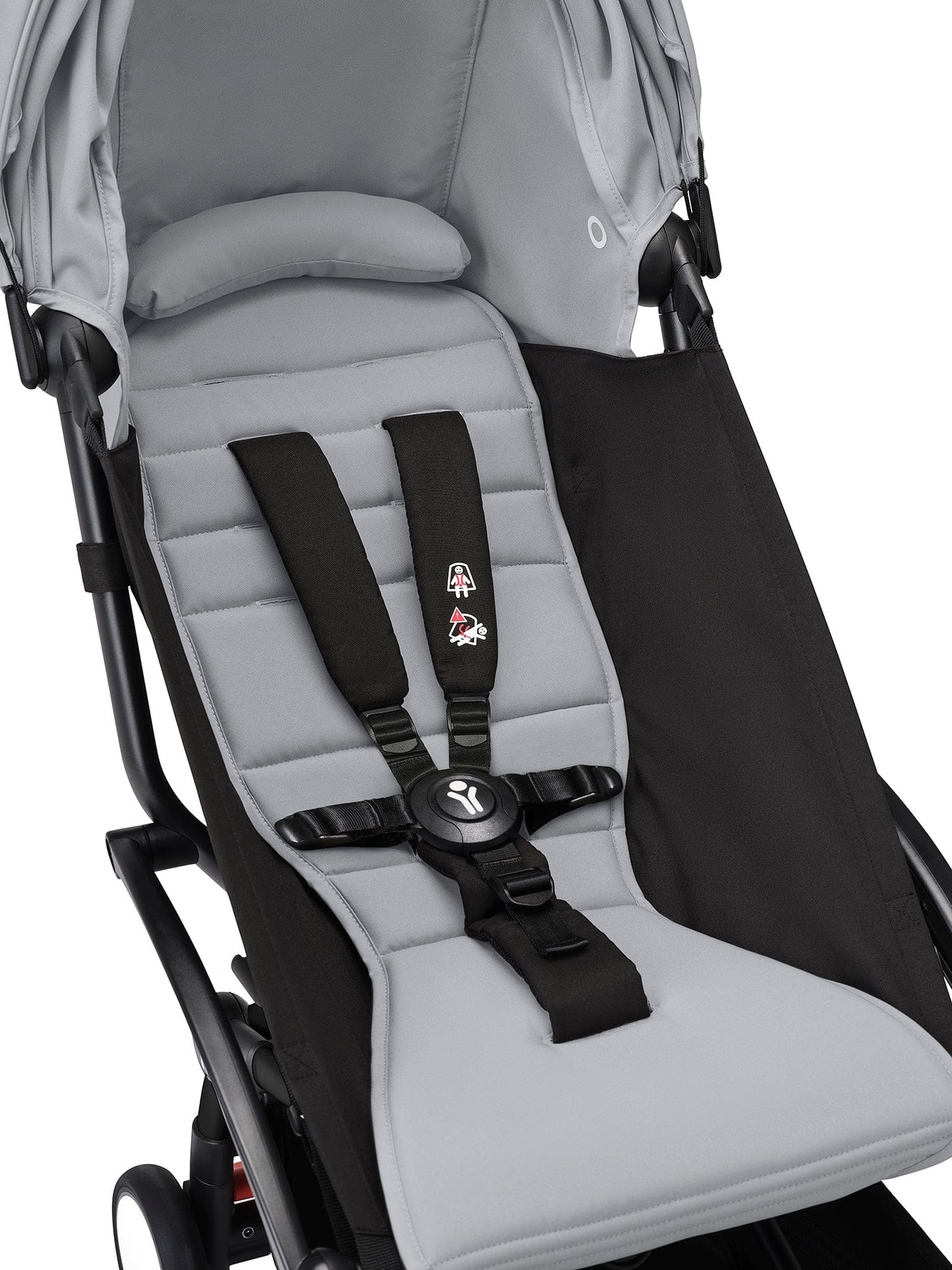 Stokke YOYO3 Ultra Compact Complete 0+/6+ Stroller Bundle - White / Stone - 654600-647910