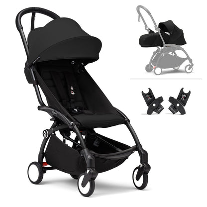 babyzen yoyo stroller car seat compatibility Stokke YOYO3 Ultra Compact Complete 0+/6+ Stroller + Car Seat Adapter – Albee Baby