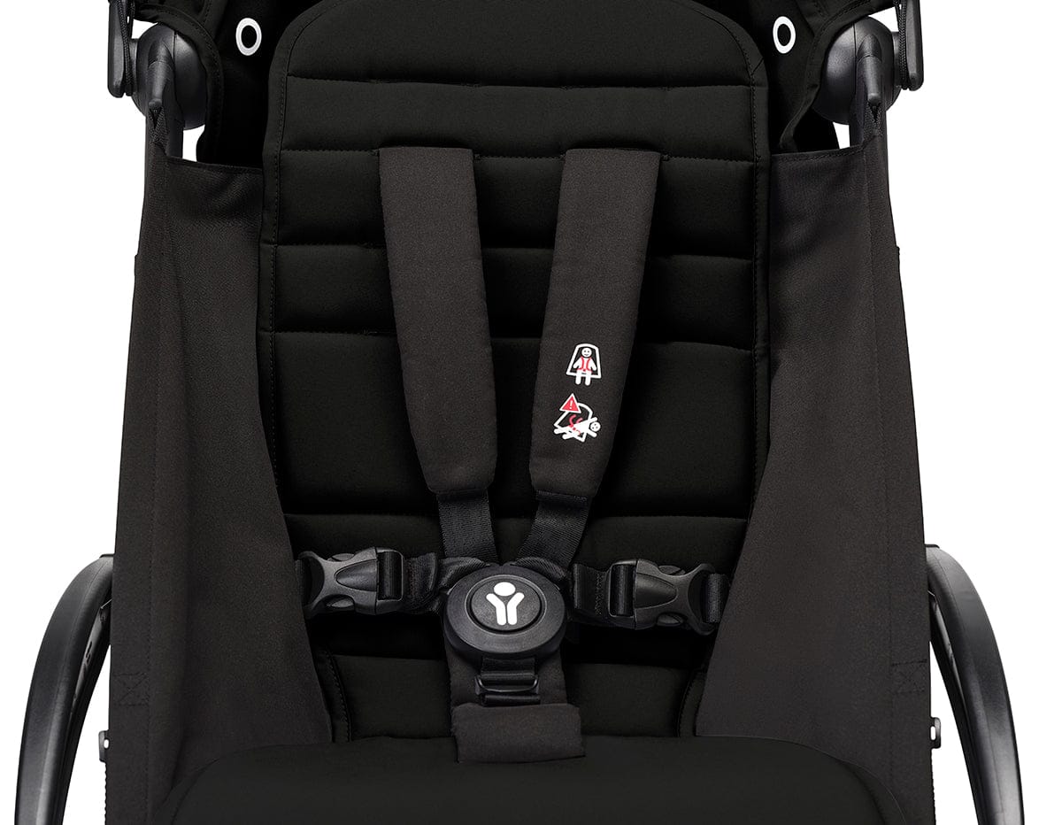 Stokke YOYO3 Ultra Compact Complete 0+/6+ Stroller + Car Seat Adapter (One Box) - Black / Black - 676100