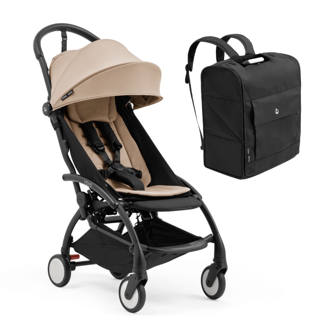 Stokke YOYO5 Stroller + Backpack Bundle - Taupe