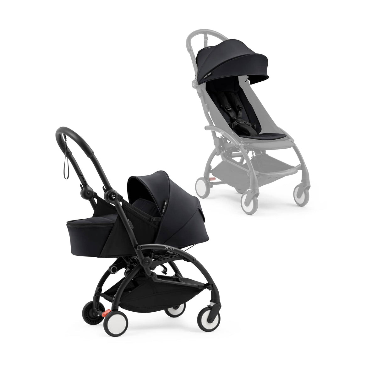 Stokke YOYO5 Stroller + Newborn Pack Bundle - Black