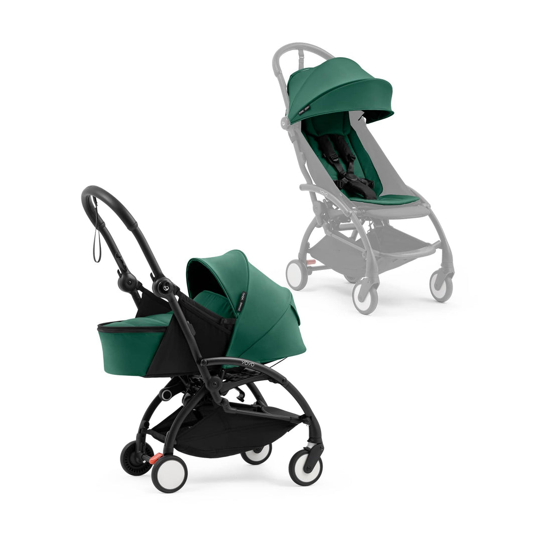 Stokke YOYO5 Stroller + Newborn Pack Bundle - Forest