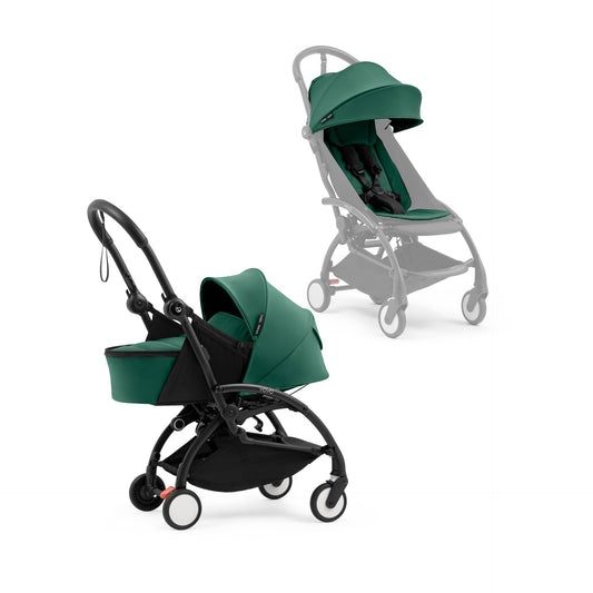 Stokke YOYO5 Stroller + Newborn Pack Bundle - Forest