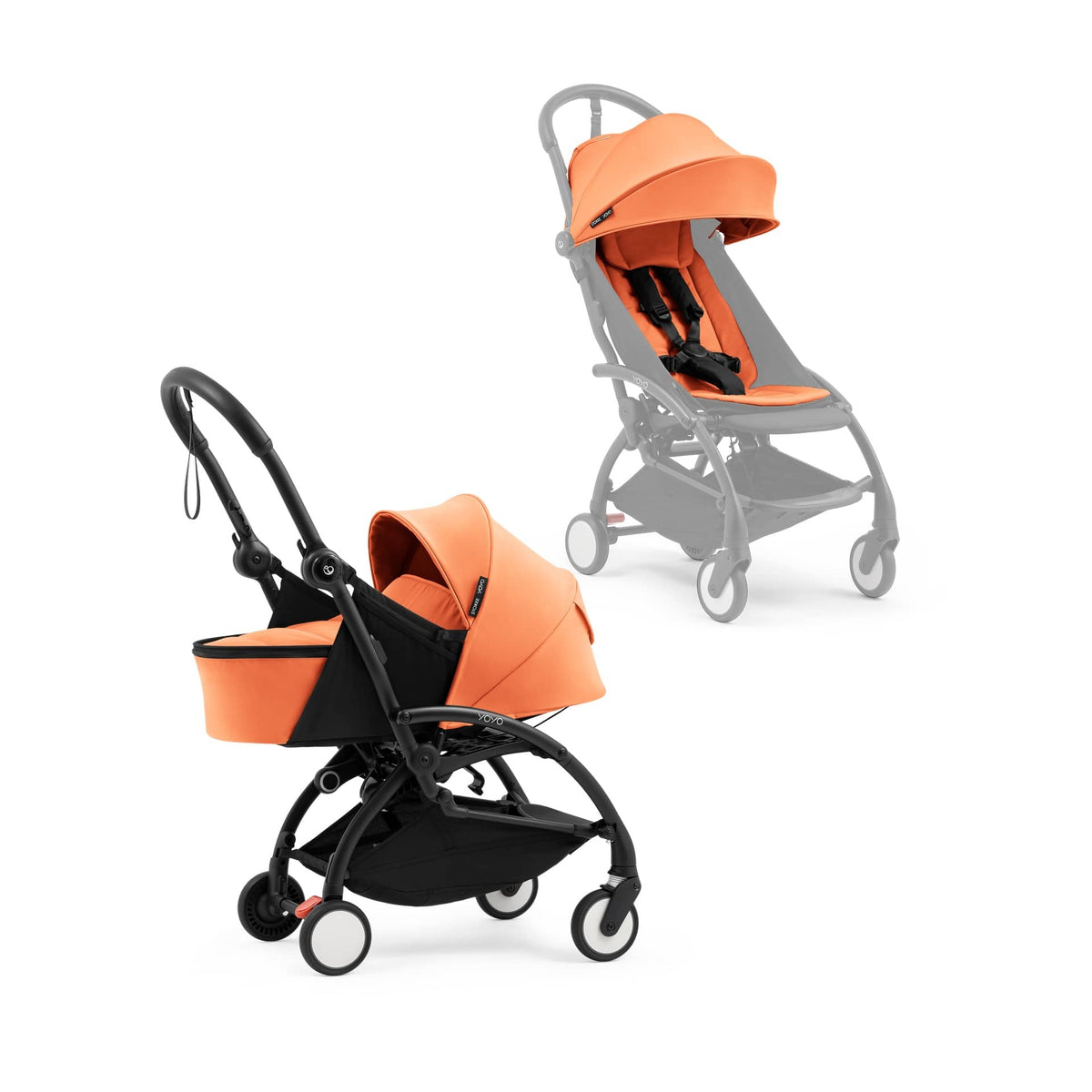 Stokke YOYO5 Stroller + Newborn Pack Bundle - Peach