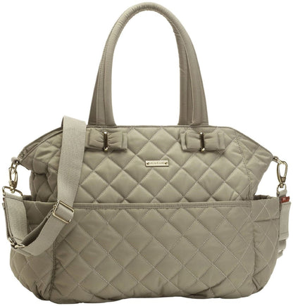 Storksak Bobby Quilted Diaper Bag - Cappuccino - SK1103