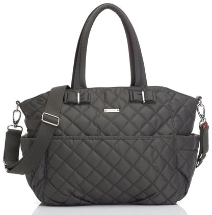 Storksak Bobby Quilted Diaper Bag - Charcoal - SK1107