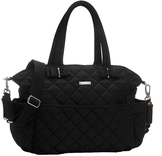 Storksak Bobby Quilted Diaper Bag - Black - SK1101