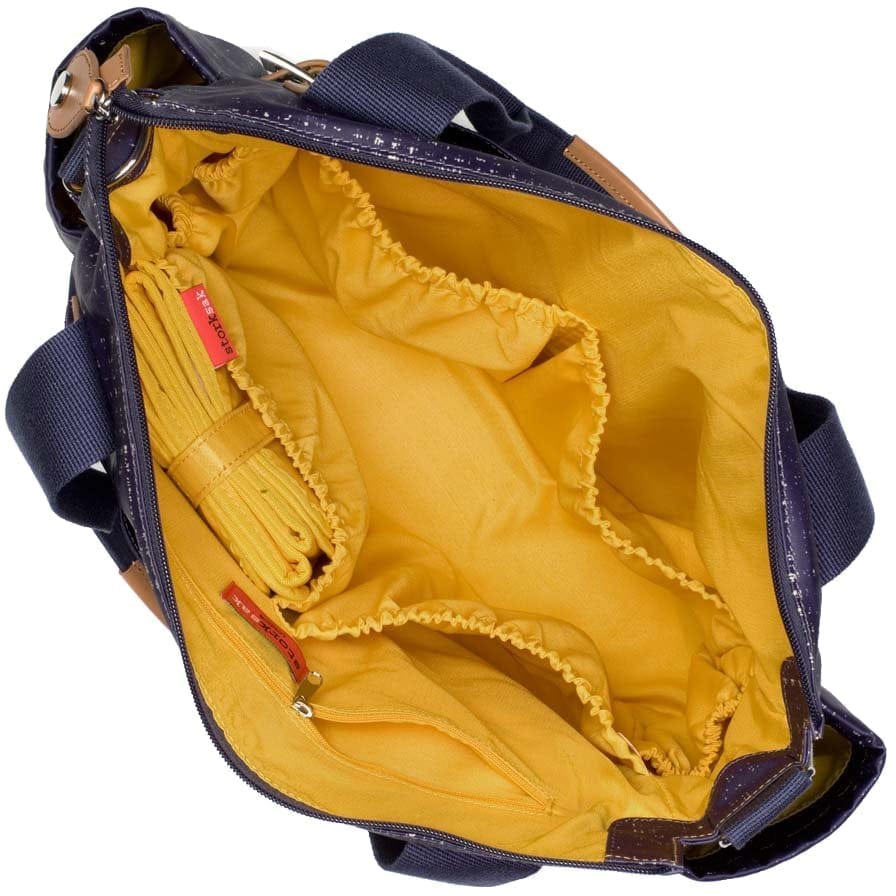 Storksak Kay Diaper Bag - Crosshatch Navy - SK6990