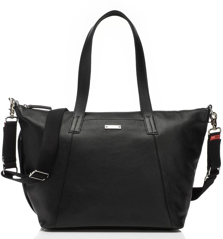 Storksak Noa Diaper Bag - Black Leather - SK6914