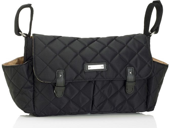 Storksak Quilted Stroller Organizer - Black