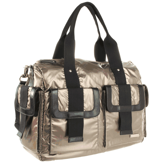 Storksak Sophia Nylon Diaper Bag in Graphite - SK1804