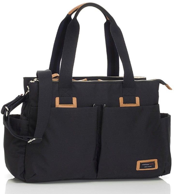 Storksak Travel Shoulder Bag - Black - SK8086
