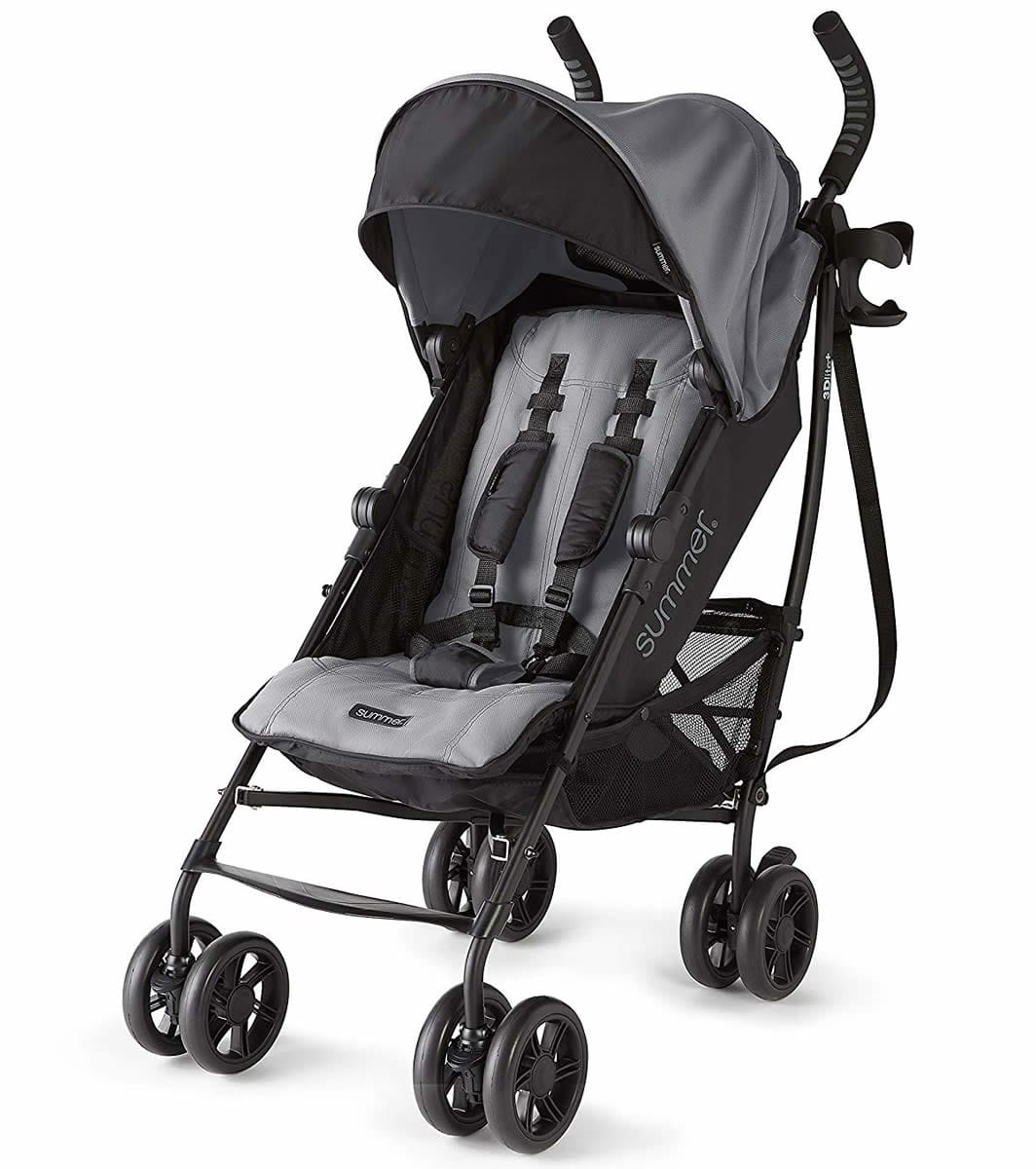 Summer Infant 3D Lite Plus Umbrella Stroller - Matte Gray - 32753