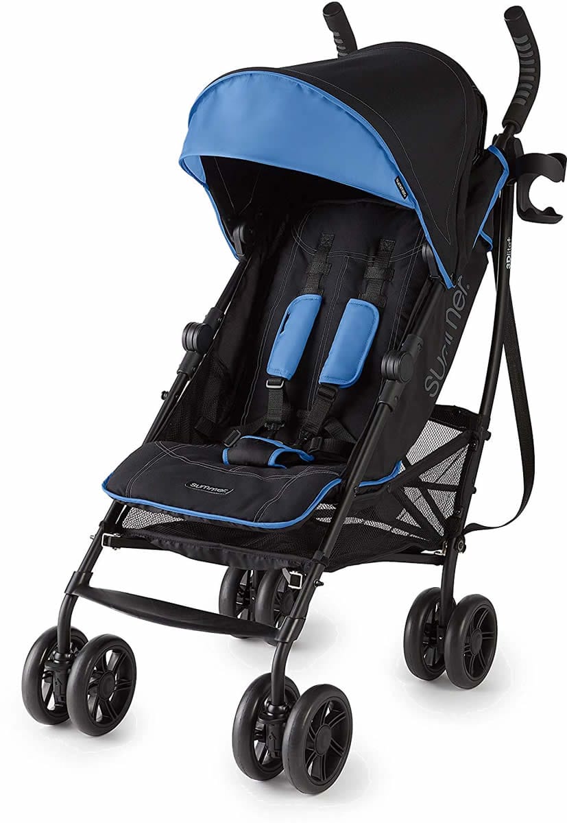 Summer Infant 3D Lite Plus Umbrella Stroller - Blue/Matte Black - 32773