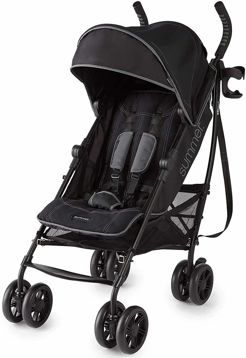Summer Infant 3D Lite Plus Umbrella Stroller - Matte Black - 32743