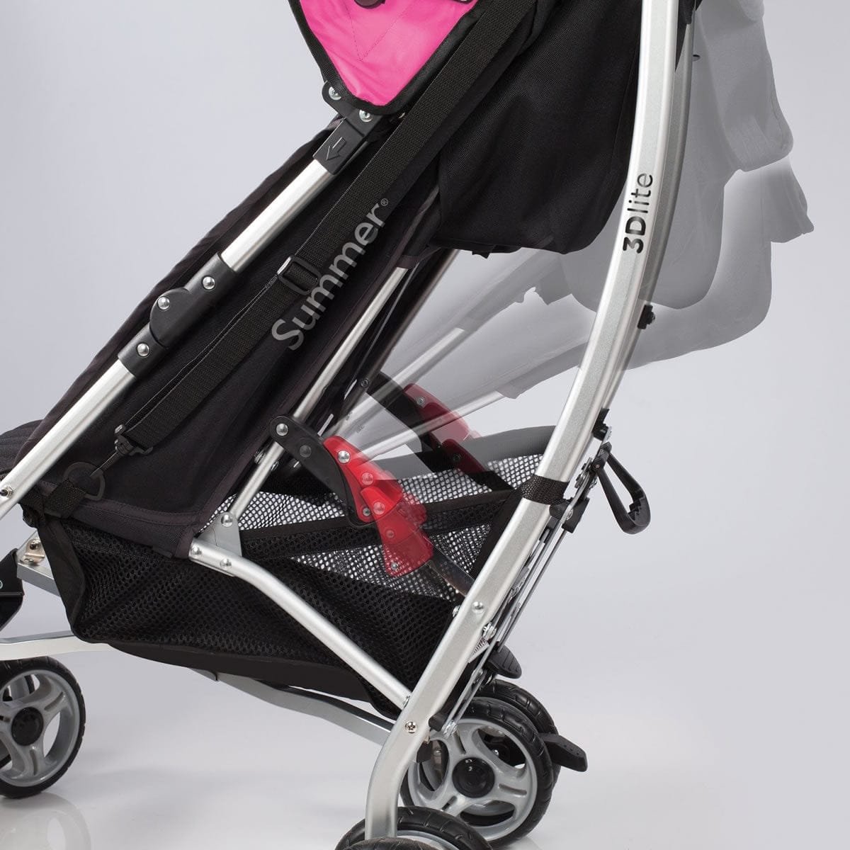 Summer Infant 3D Lite Umbrella Stroller - Hibiscus Pink - 21960