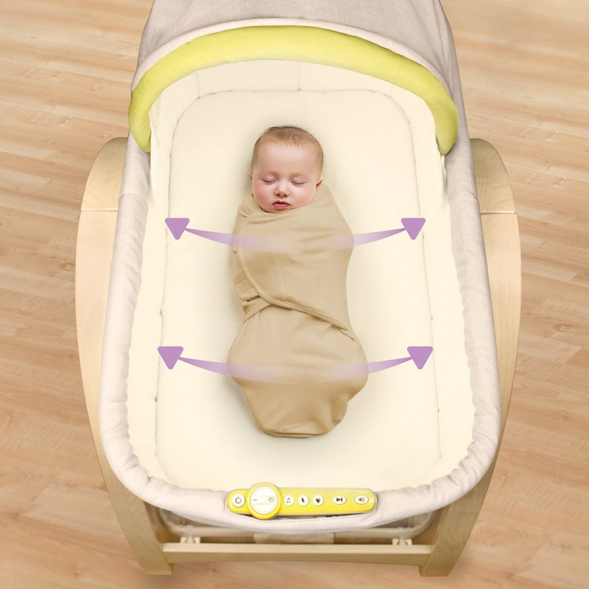 Summer Infant Bentwood Motion Bassinet - Bear Buddies