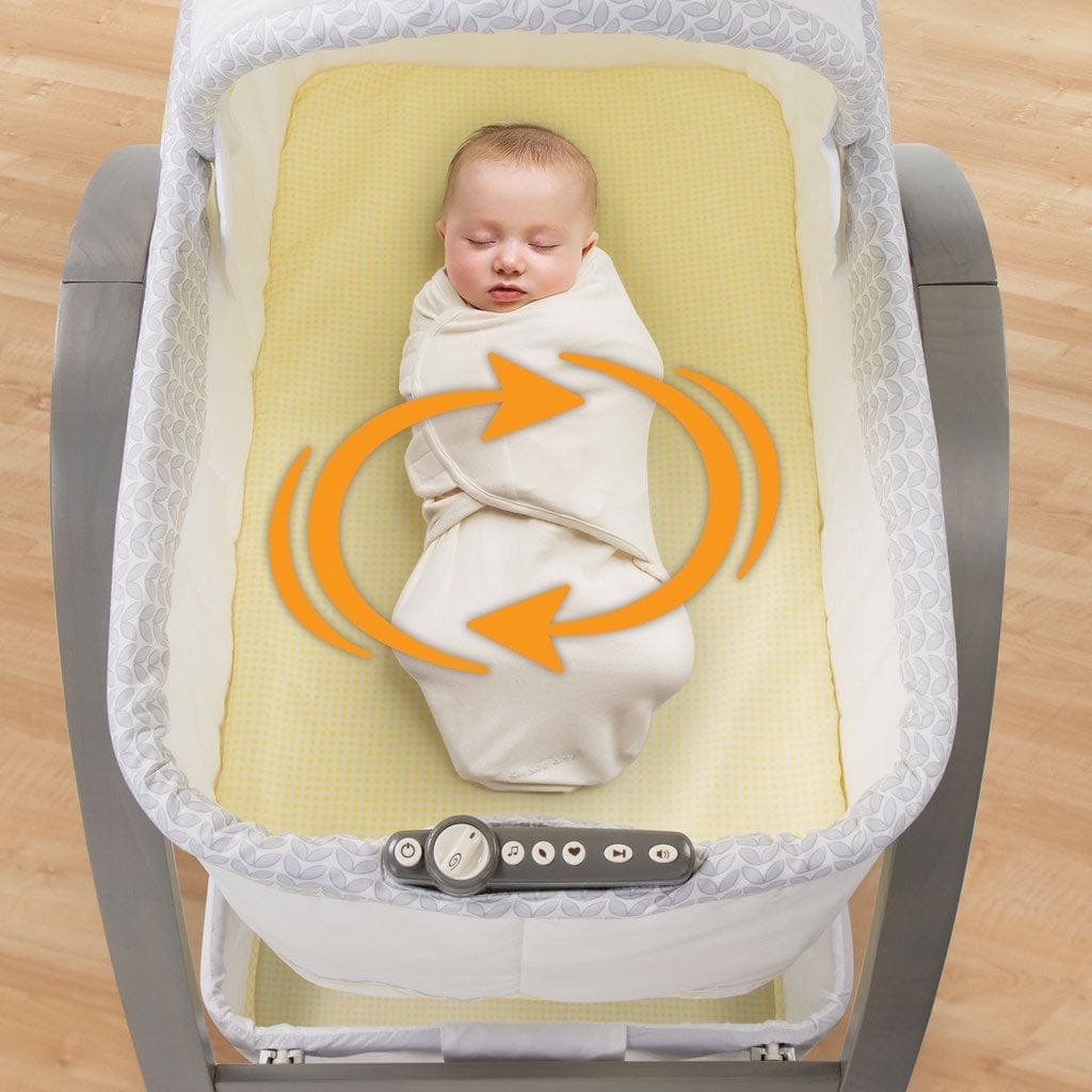 Summer Infant Bentwood Motion Bassinet - Chevron Leaf