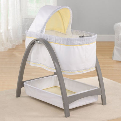 Summer Infant Bentwood Motion Bassinet - Chevron Leaf