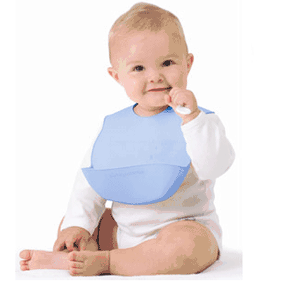 Summer Infant Bibbity Rinse & Roll Bib - Blue - 70920