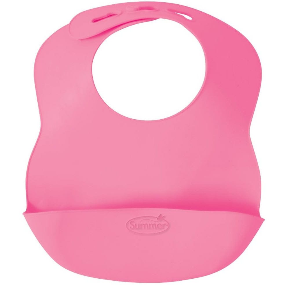 Summer Infant Bibbity Rinse & Roll Bib - Pink - 72274