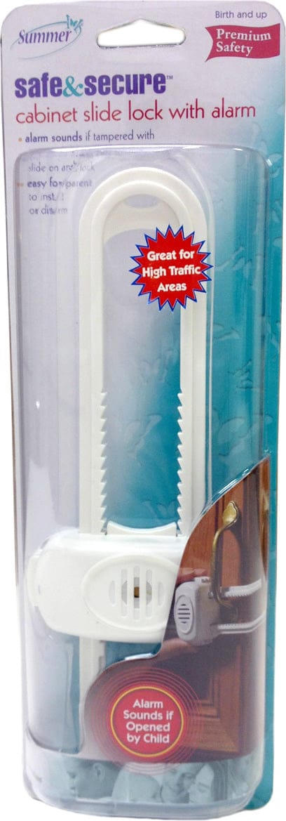 Summer Infant Cabinet Slide Lock with Alarm - 9050