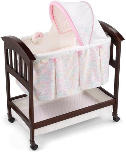 Summer Infant Classic Comfort Wood Bassinet - Bedtime Blossom - 26210A