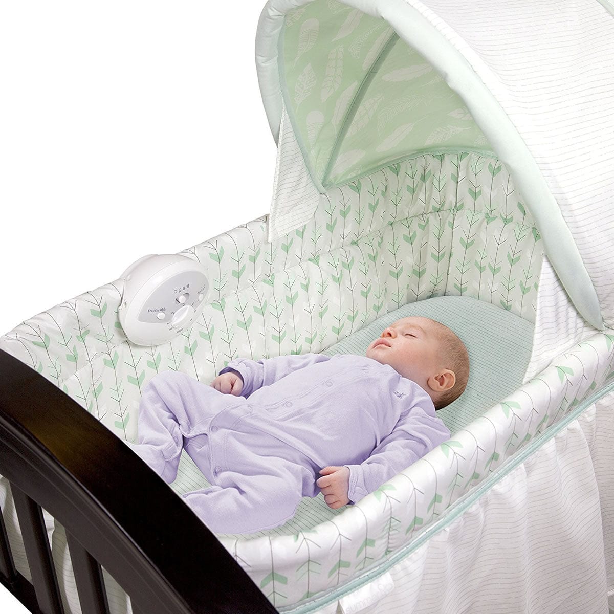 Summer Infant Classic Comfort Wood Bassinet - On-Point