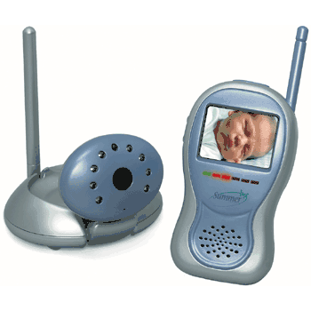 Summer Infant Day & Night Handheld Color Video Monitor with Night Vision in Blue