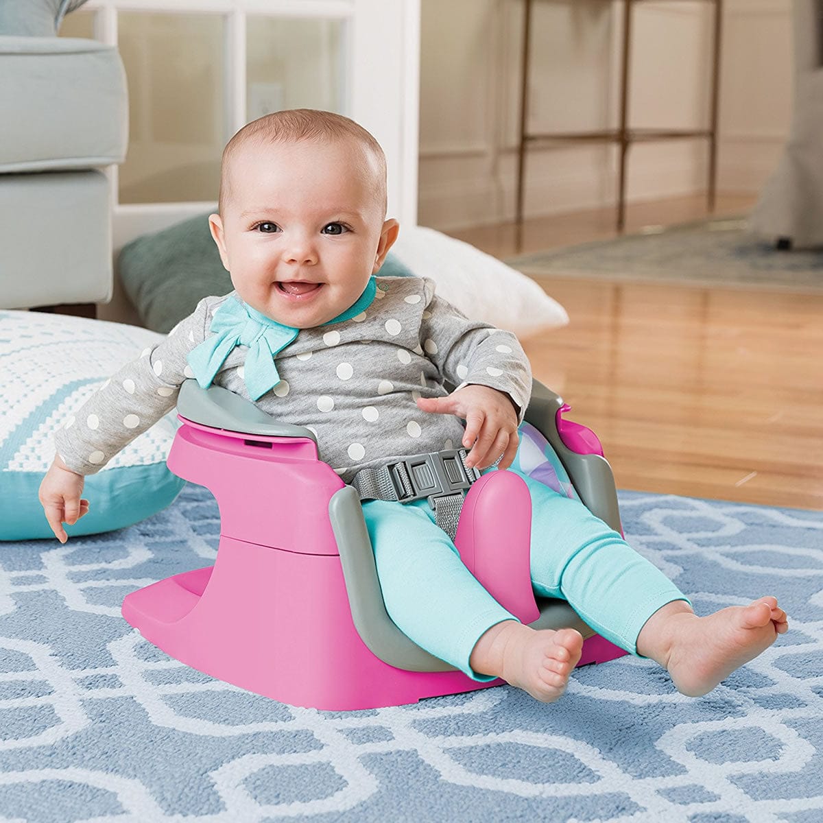 Summer Infant Deluxe 4-in-1 SuperSeat - Pink - 13595