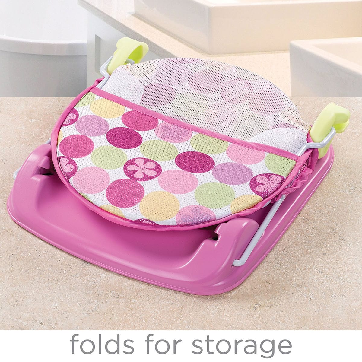 Summer Infant Deluxe Baby Bather - Circle Daisy