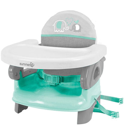 Summer Infant Deluxe Comfort Folding Portable Booster Chair - Elephant Love - 13520-SI