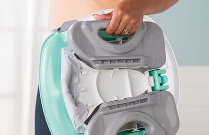 Summer Infant Deluxe Comfort Folding Portable Booster Chair - Elephant Love - 13520-SI