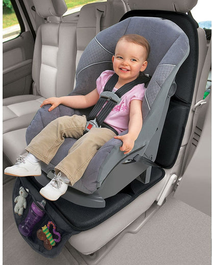 Summer Infant Elite DuoMat Car Seat Protector - Black - 77710C