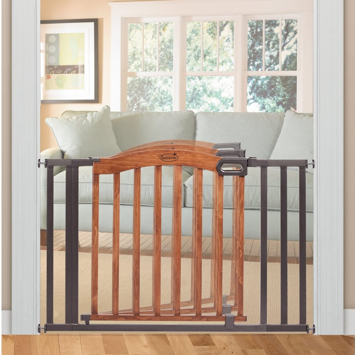 Summer Infant Extra Wide Wood & Metal Gate