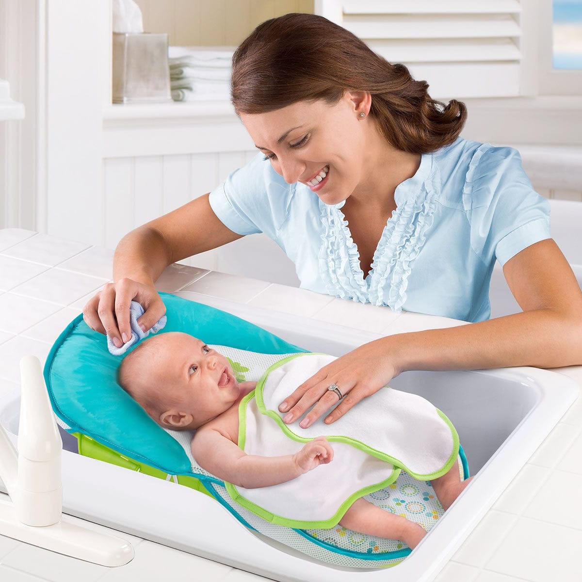 Summer Infant Folding Bath Sling with Warming Wings