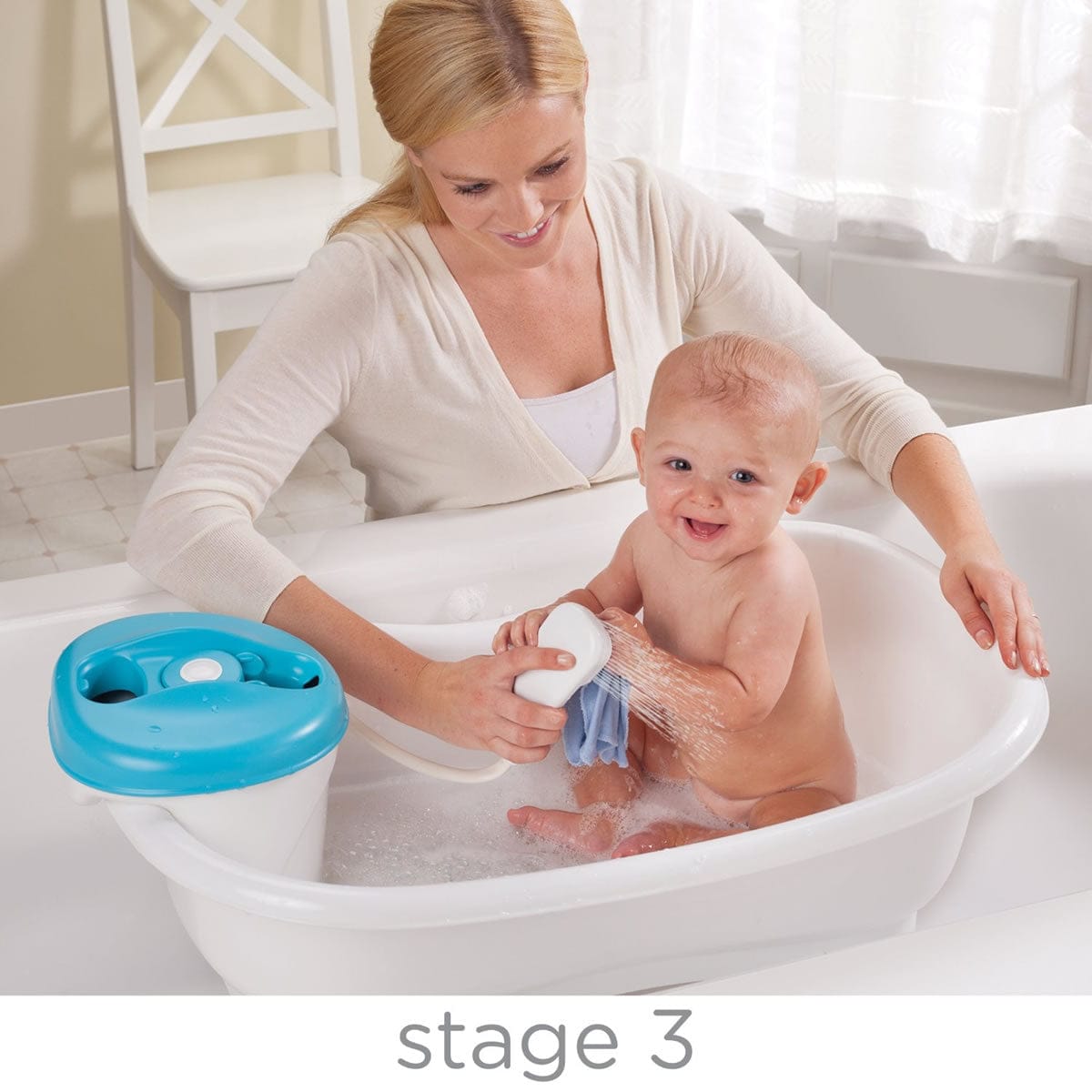 Summer Infant Newborn-to-Toddler Bath Center & Shower - Neutral - 18290A