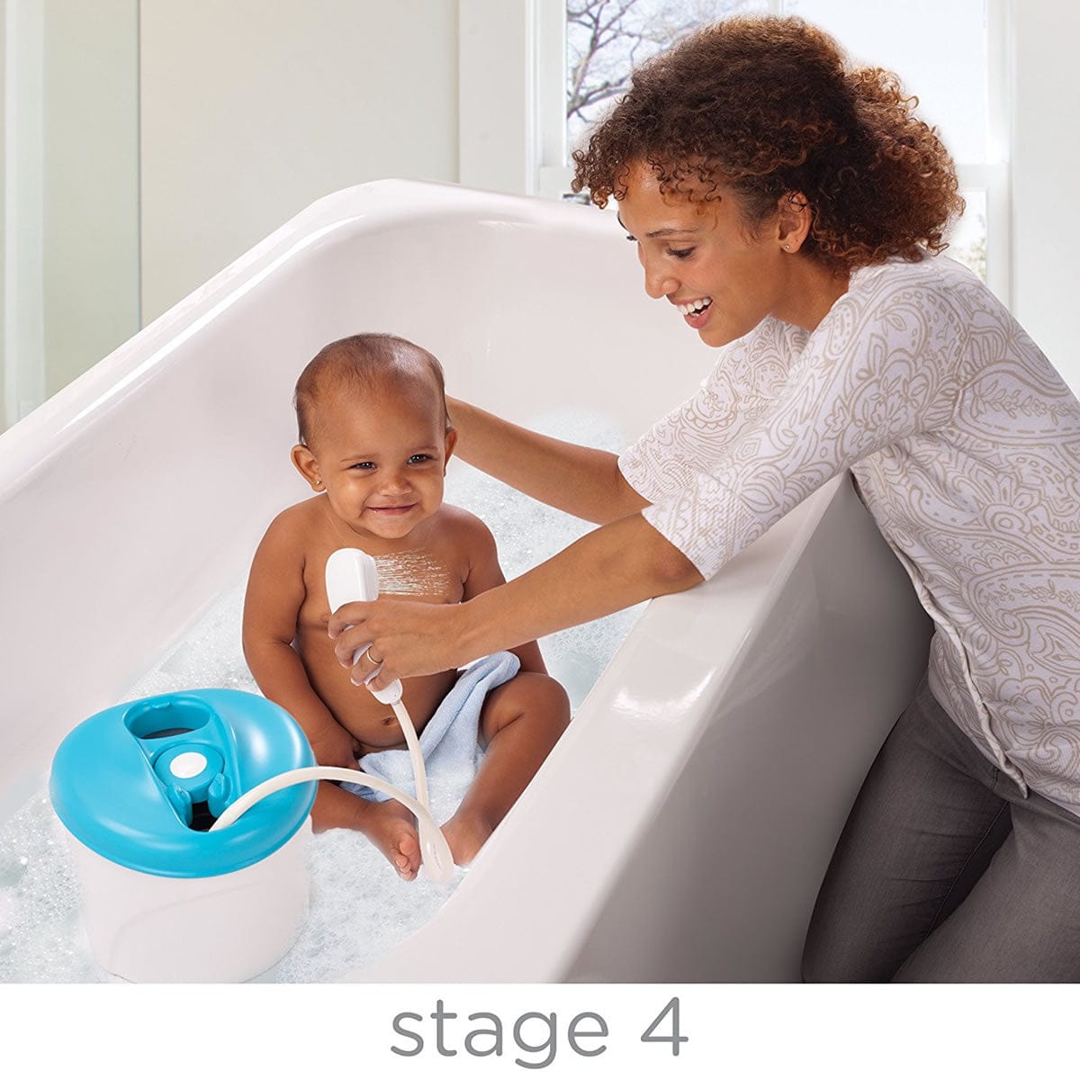 Summer Infant Newborn-to-Toddler Bath Center & Shower - Neutral - 18290A