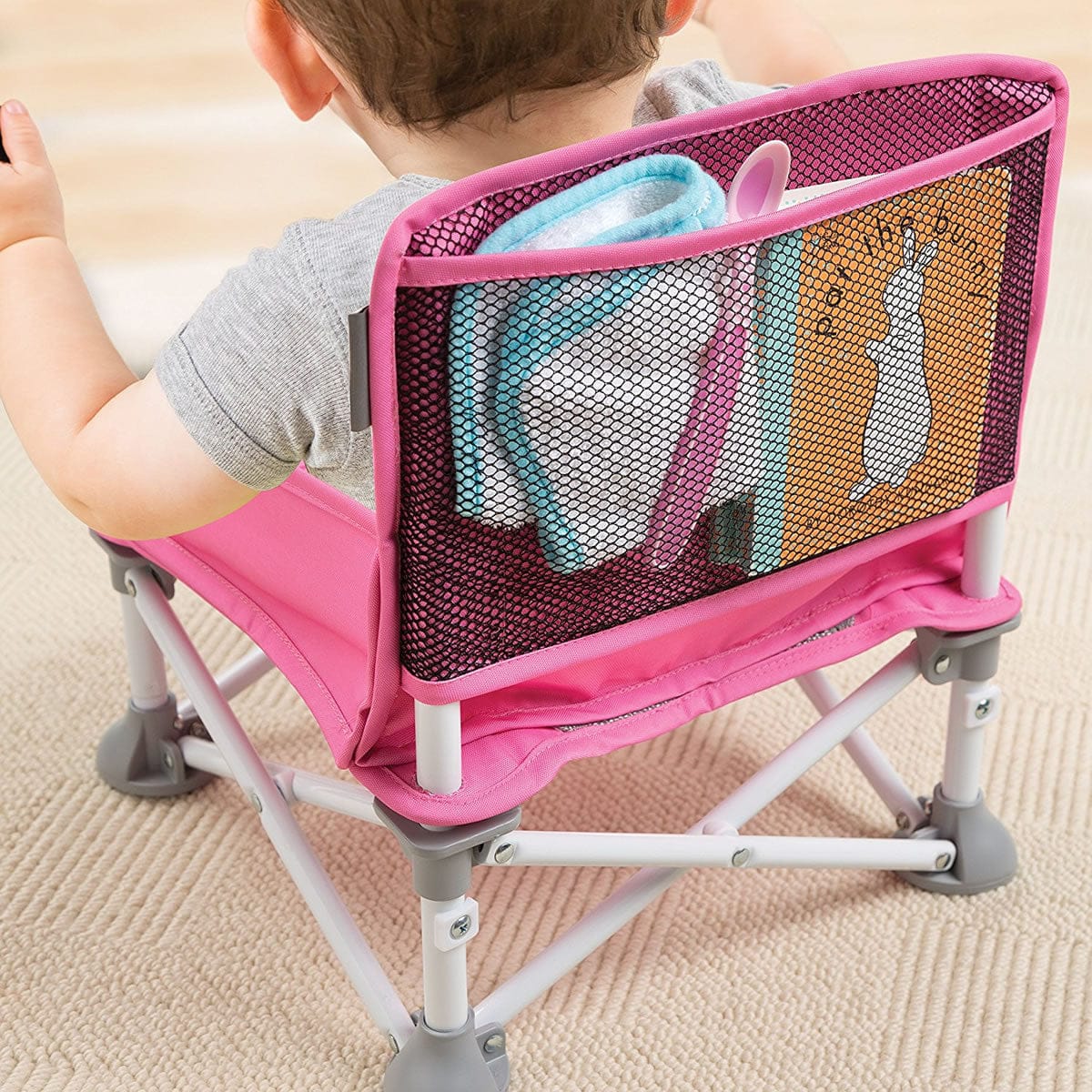 Summer Infant Pop 'n Sit Portable Booster Chair - Pink