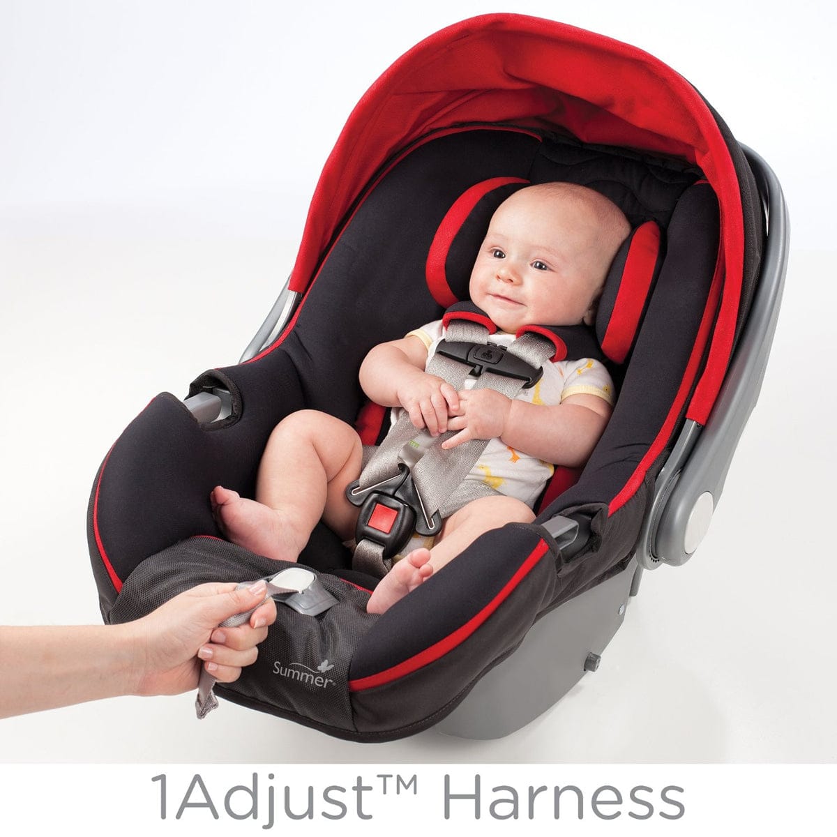 Summer Infant Prodigy Infant Car Seat - Jet Set/Red - 21370
