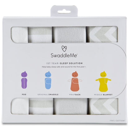 Summer Infant SwaddleMe 1st Year Safe Sleep Gift Set - Grey - 88100