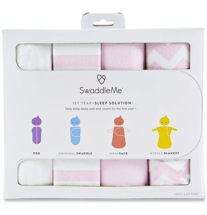Summer Infant SwaddleMe 1st Year Safe Sleep Gift Set - Pink - 88110