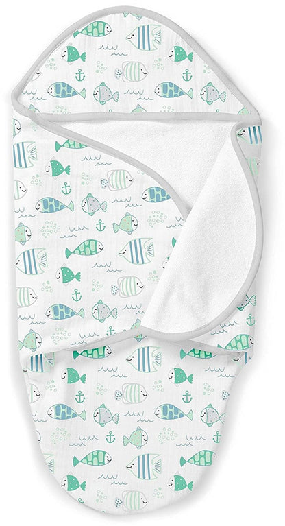 Summer Infant SwaddleMe Baby Bath Gift Set - Fishy Fishy - 57080
