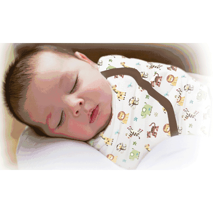 Summer Infant SwaddleMe Cotton, Large - Graphic Jungle - 72840
