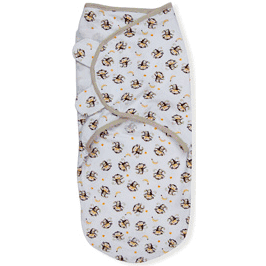 Summer Infant SwaddleMe Cotton, Large - Monkey Business