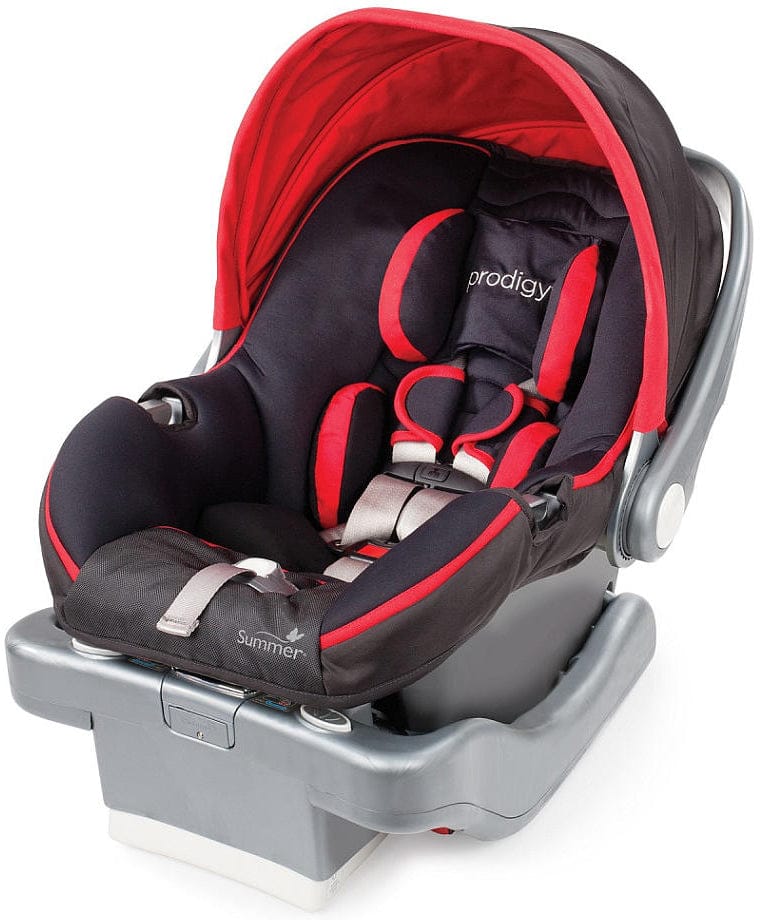 Summer Infant Prodigy Infant Car Seat - Jet Set/Red - 21370